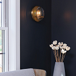 Бра округлой формы с многогранным стеклянным плафоном Hinkley варинант исполнения - 11 | Loft Concept в Липецке