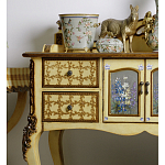 Комод деревянный Illustration of flowers варинант исполнения - 5 | Loft Concept в Липецке