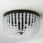 Потолочный светильник круглый с стеклянными бусинами Uniformity варинант исполнения - 3 | Loft Concept в Липецке