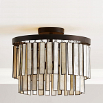 Потолочный светильник с подвесами из перламутра Unique Shine Effect варинант исполнения - 2 | Loft Concept в Липецке