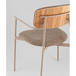 Стул Doe с подклокотниками коричневый варинант исполнения - 3 | Loft Concept в Липецке