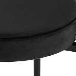 Табурет с мягким круглым сиденьем RIO Black варинант исполнения - 3 | Loft Concept в Липецке