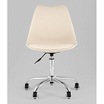 Офисный стул на металлическом основании EGGERY Beige пластик варинант исполнения - 5 | Loft Concept в Липецке