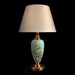 Настольная лампа голубая с изображением птиц Slip Away варинант исполнения - 2 | Loft Concept в Липецке