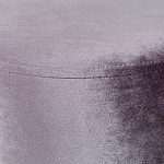 Пуф фиолетовый велюр на золотом металлическом основании Golden Belt варинант исполнения - 4 | Loft Concept в Липецке