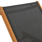 Шезлонг из текстиля и эвкалипта Power of Nature варинант исполнения - 5 | Loft Concept в Липецке