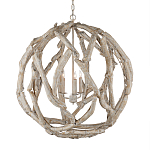 Люстра круглая в виде веток деревьев Natural Driftwood варинант исполнения - 1 | Loft Concept в Липецке