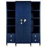 Большой шкаф с витриной Elsa Dreams Blue варинант исполнения - 7 | Loft Concept в Липецке