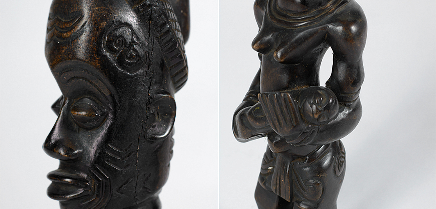 Статуэтки народности Bakongo Power Figure Набор из 2-х штук Африка Статуэтки народности Bakongo Power Figure Набор из 2-х штук Африка - Loft-Concept в Липецке