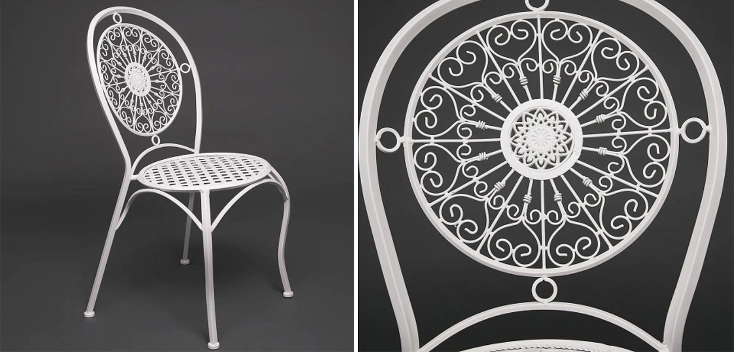 Стул Forged Patterns Anita White Стул Forged Patterns Anita White - Loft-Concept в Липецке