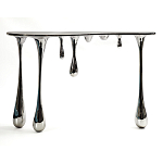Дизайнерская Консоль Melting Silver Console Zhipeng Tan варинант исполнения - 1 | Loft Concept в Липецке