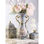 Ваза фарфоровая с попугаями Gaya варинант исполнения - 9 | Loft Concept в Липецке