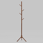 Напольная вешалка из массива бука Branches Hangers Dark варинант исполнения - 2 | Loft Concept в Липецке