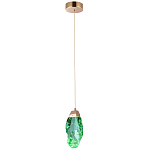 Подвесной светильник Soar Hanging Lamp Brass Green Зелёный варинант исполнения - 2 | Loft Concept в Липецке