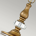 Люстра подвесная цвета латунь с прозрачным овальным стеклянным плафоном Hinkley варинант исполнения - 8 | Loft Concept в Липецке