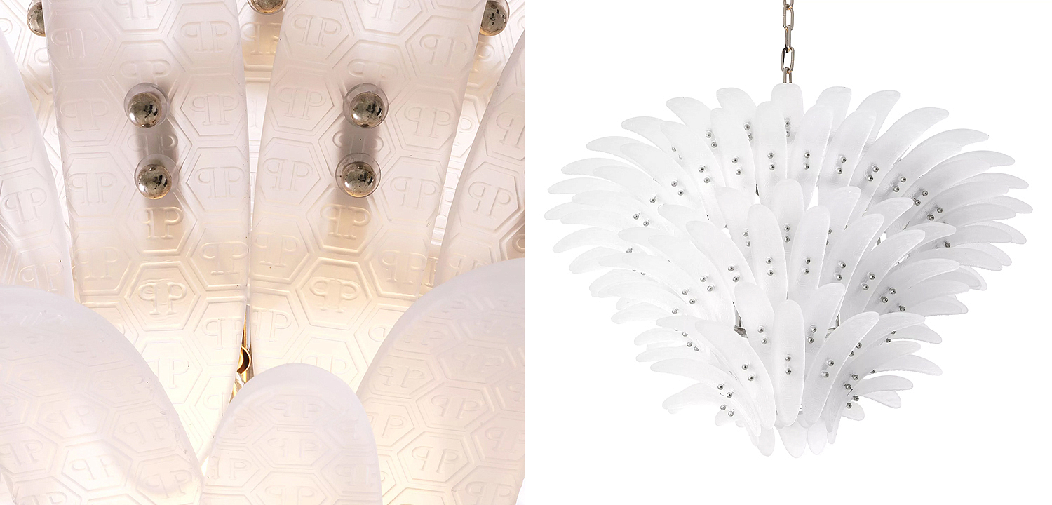 Люстра Philipp Plein Chandelier Bel Air L Белая Люстра Philipp Plein Chandelier Bel Air L Белая - Loft-Concept в Липецке