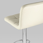 Барный стул с сиденьем молочного цвета Honory варинант исполнения - 6 | Loft Concept в Липецке