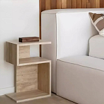 Дизайнерский журнальный стол фигурный с полками Gulip варинант исполнения - 2 | Loft Concept в Липецке