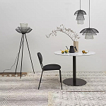 Торшер с трехъярусным плафоном из металлической сетки Metal Mesh Floor Lamp варинант исполнения - 2 | Loft Concept в Липецке