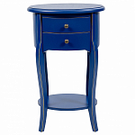 Синяя тумба на фигурных ножках Shelby варинант исполнения - 1 | Loft Concept в Липецке