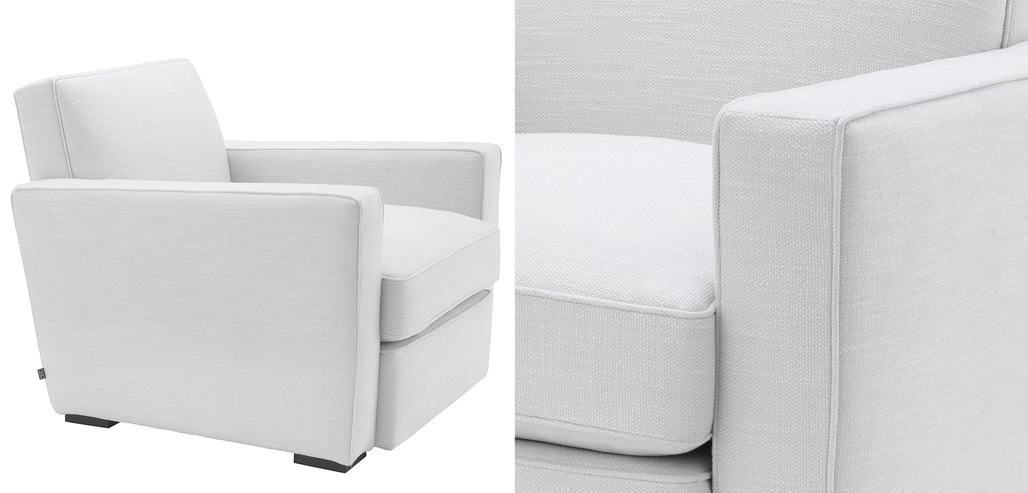 Кресло Eichholtz Chair Edmond white Кресло Eichholtz Chair Edmond white - Loft-Concept в Липецке