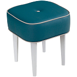 Квадратный мягкий пуф на белых ножках Winton Pouf Square варинант исполнения - 13 | Loft Concept в Липецке