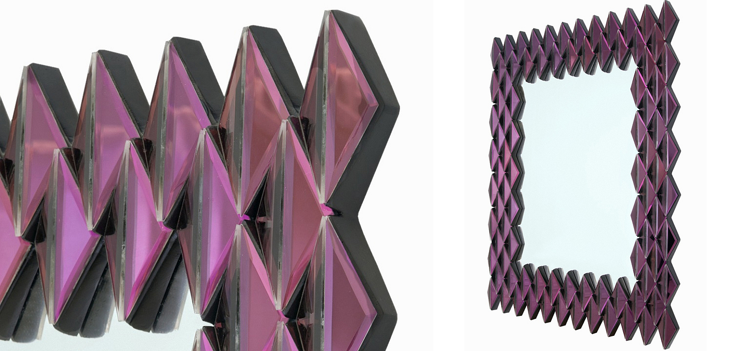 Зеркало Purple Rhombuses Mirror Зеркало Purple Rhombuses Mirror - Loft-Concept в Липецке