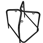 Барный стул со спинкой и подлокотниками на 4-х металлических ножках Douglas Rhombus Серый Велюр варинант исполнения - 6 | Loft Concept в Липецке