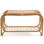 Скамья для прихожей из стеблей ротанга Willa Rattan Bench варинант исполнения - 3 | Loft Concept в Липецке