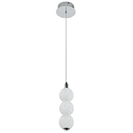 Подвесной светодиодный светильник Crystal Globule Hanging Lamp Chrome варинант исполнения - 2 | Loft Concept в Липецке