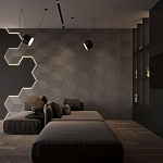 Гипсовая 3D Панель M-52 варинант исполнения - 1 | Loft Concept в Липецке