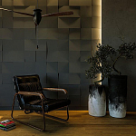 Гипсовая 3D Панель M-08 варинант исполнения - 2 | Loft Concept в Липецке