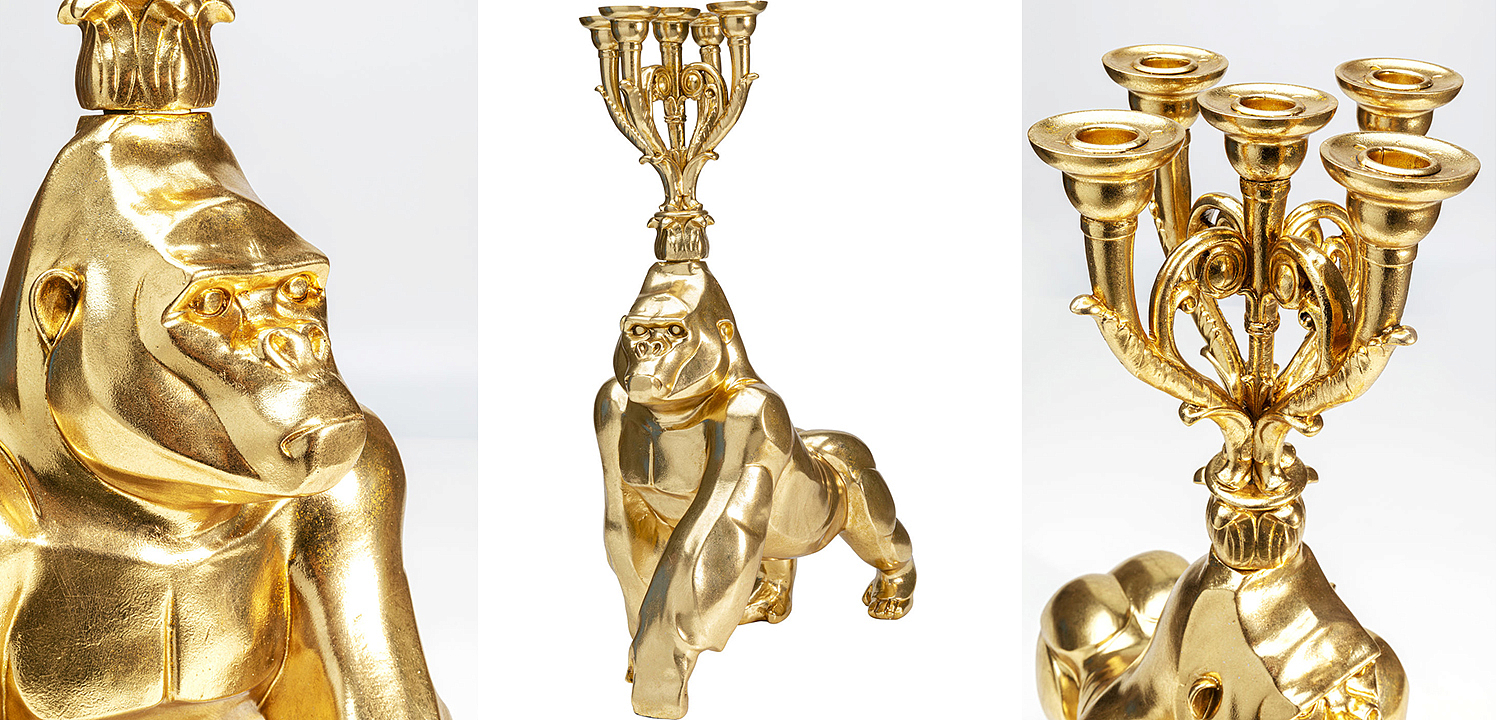 Подсвечник Golden Gorilla Подсвечник Golden Gorilla - Loft-Concept в Липецке