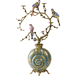 Бронзовый подсвечник Птичий рай Flora варинант исполнения - 1 | Loft Concept в Липецке