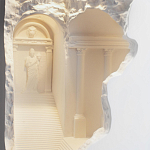 Встраиваемый в стену гипсовый светильник под покраску в античном стиле Antiquity Athena варинант исполнения - 9 | Loft Concept в Липецке