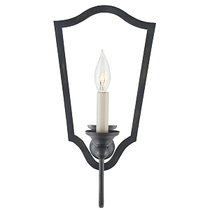 Бра для ванной Black Minimalist Sconce
