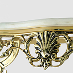 Консоль из бронзы с мраморной столешницей Bronze De Console варинант исполнения - 1 | Loft Concept в Липецке