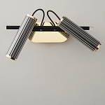 Бра с двумя цилиндрическими плафонами на магнитном креплении Bronze Concert варинант исполнения - 3 | Loft Concept в Липецке