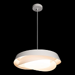 Подвесной светильник круглый белого цвета из металла Vita Cuna варинант исполнения - 4 | Loft Concept в Липецке