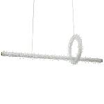 Подвесной линейный светильник Gilbertine Crystals Linear Hanging Lamp варинант исполнения - 1 | Loft Concept в Липецке