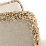 Кресло с декором бахрома Linen Fringe Chair Beige варинант исполнения - 5 | Loft Concept в Липецке