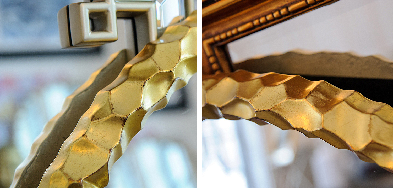 Зеркало Reginald Mirror round gold Зеркало Reginald Mirror round gold - Loft-Concept в Липецке