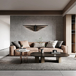 Люстра подвесная в форме веера из чёрного металла Black Solace  варинант исполнения - 2 | Loft Concept в Липецке