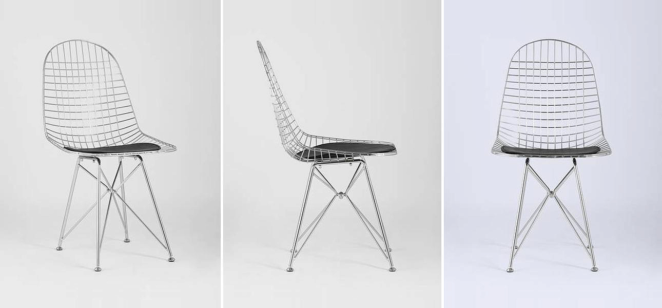 Стул Bertoia S Chair Хромированный Металл Стул Bertoia S Chair Хромированный Металл - Loft-Concept в Липецке