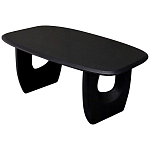 Кофейный стол из массива акации Veras Coffee Table Black варинант исполнения - 1 | Loft Concept в Липецке