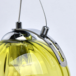 Люстра линейная с 5-ю разноцветными стеклянными плафонами Kaleido варинант исполнения - 9 | Loft Concept в Липецке