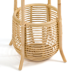 Напольная вешалка с корзиной из ротанга Trina Wicker Floor Hanger варинант исполнения - 5 | Loft Concept в Липецке