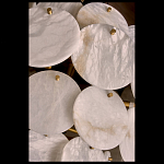 Люстра трехъярусная с подвесками из округлых элементов Cryptocrystalline Stone варинант исполнения - 3 | Loft Concept в Липецке