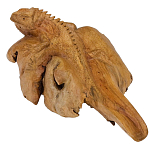 Статуэтка из дерева игуана Animals of the World варинант исполнения - 4 | Loft Concept в Липецке