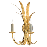 Бра с каркасом в виде пучка золотых перьев Bunch of Feathers варинант исполнения - 2 | Loft Concept в Липецке